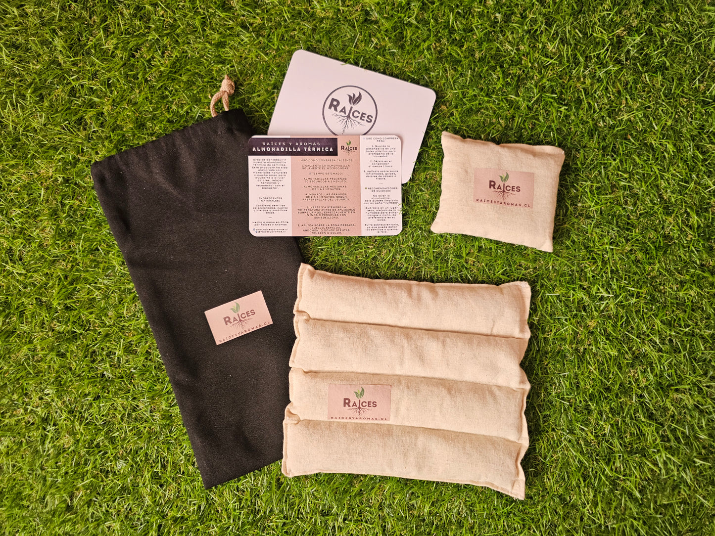 Pack Almohadillas Térmicas Infantiles - Semilla y cuarzo